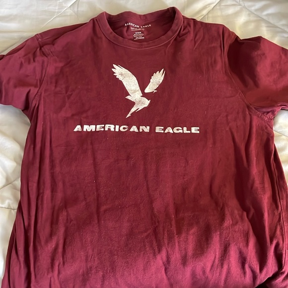 American Eagle shirt - maroon - medium - Picture 1 of 3
